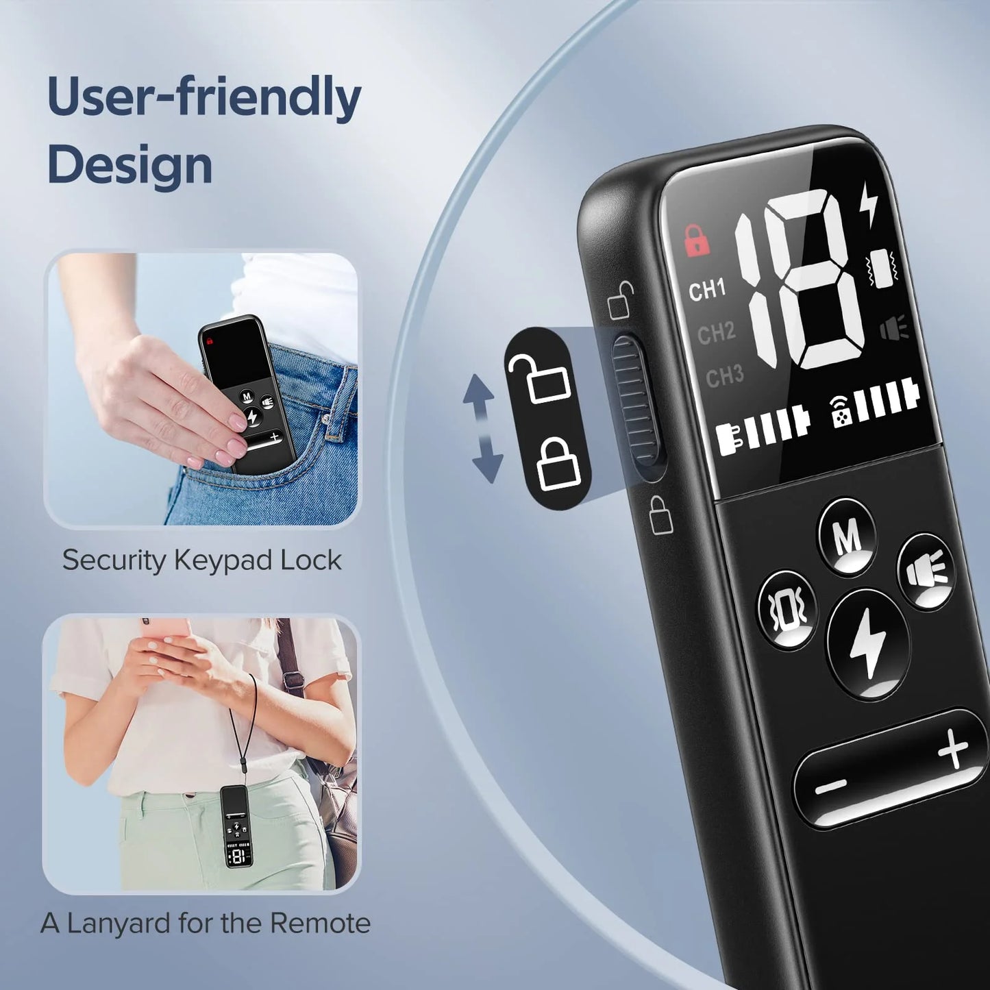 Dog Shock Collar 2 Dogs, Dog Training Collar with Remote, IPX7 Waterproof with 3 Training Modes, Suitable for All Breeds